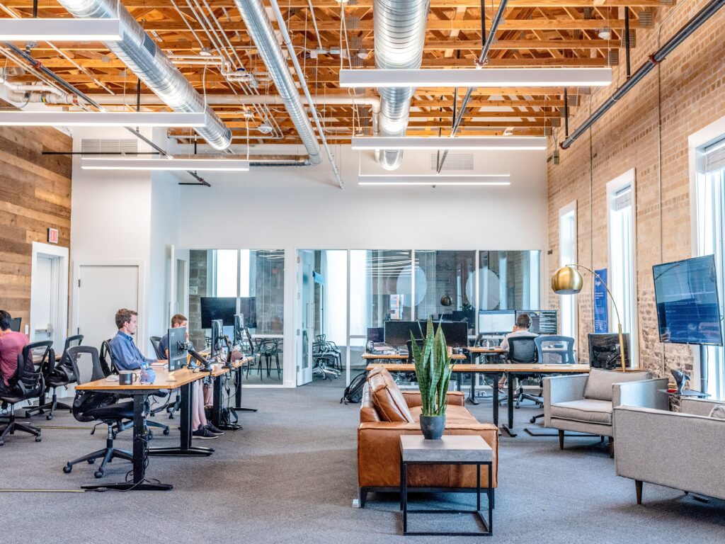 Office Building in Toronto that was disinfected with an electrostatic sprayer